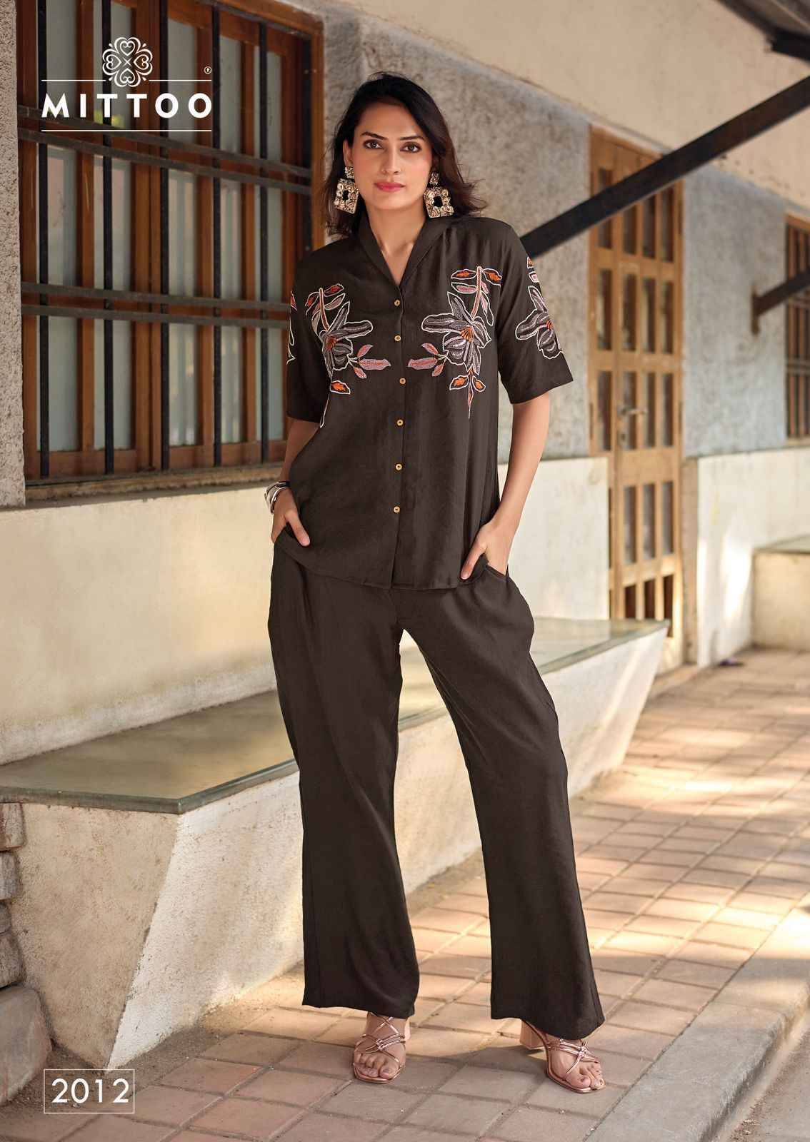 DAIZY VOL 2 By MITTOO 2007 to 2012 Series Designer Collection Viscose Co-ord Set At Wholesale Price
